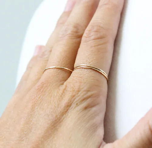 Thin Gold Ring sold by Peggy Li Creations product image thumbnail 3