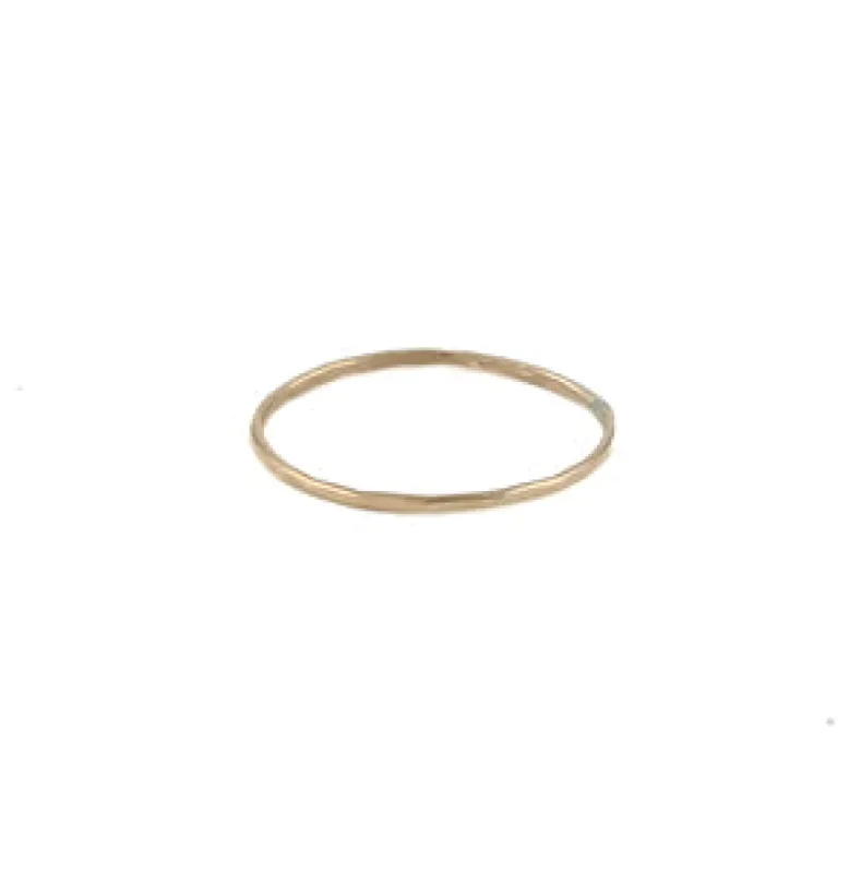 Thin Gold Ring sold by Peggy Li Creations