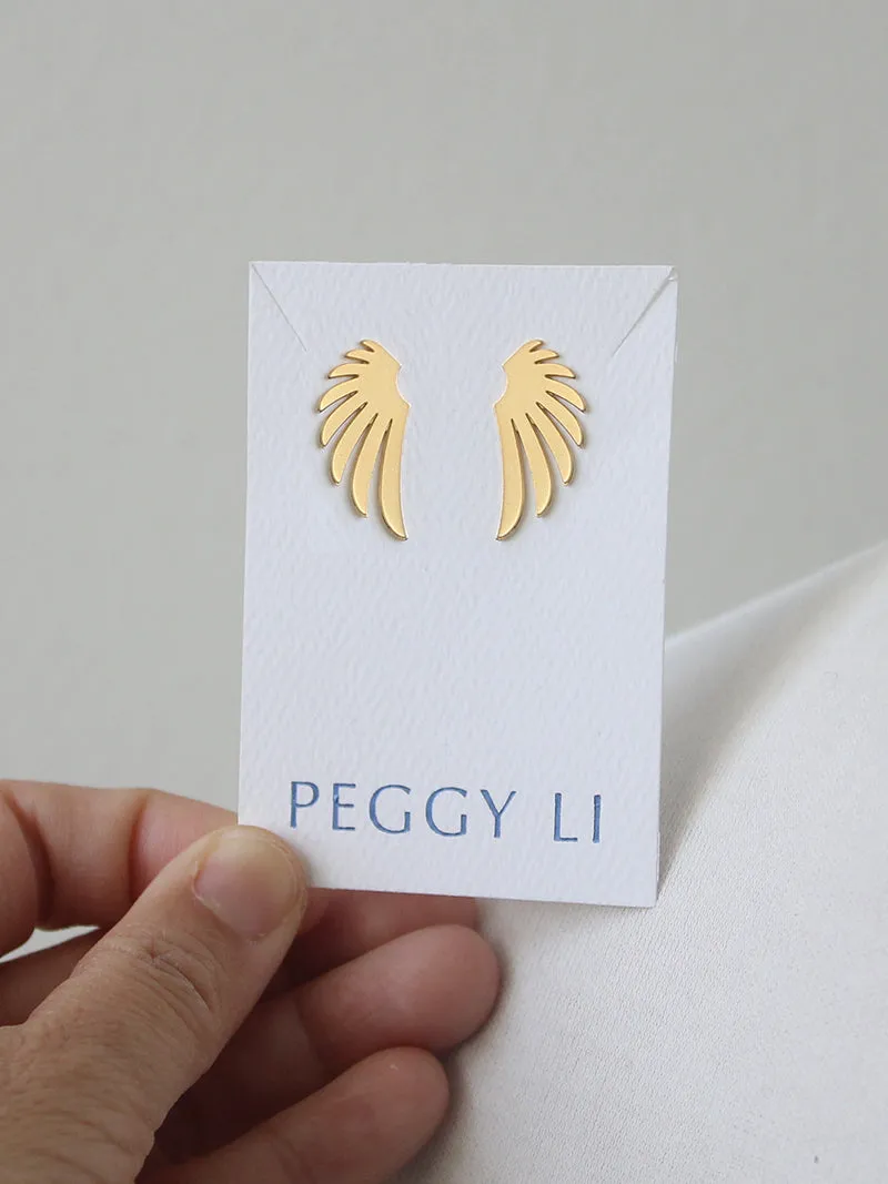 Winged Earrings sold by Peggy Li Creations product image thumbnail 2