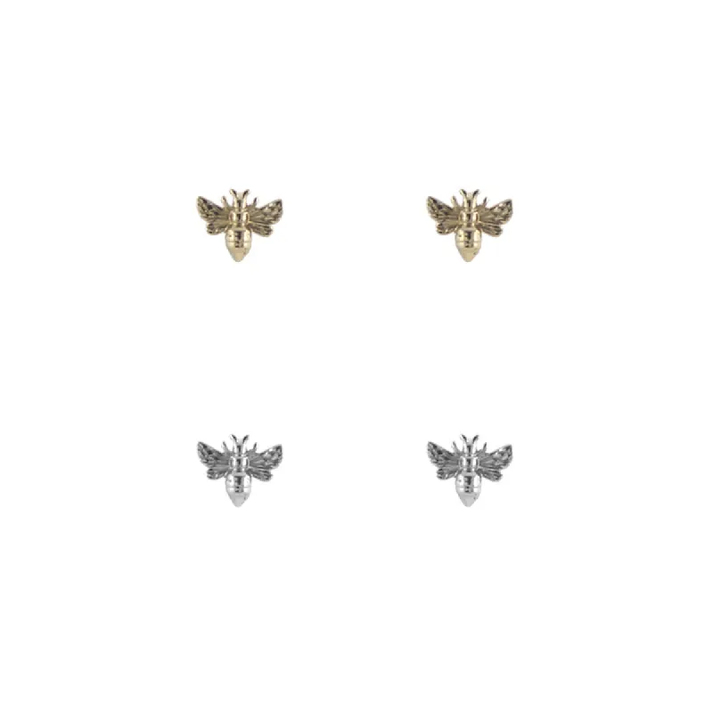 Tiny Bee Earrings sold by Peggy Li Creations