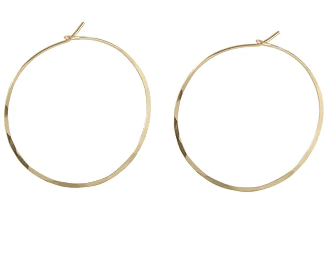 Delicate Hoop Earrings sold by Peggy Li Creations product image thumbnail 3