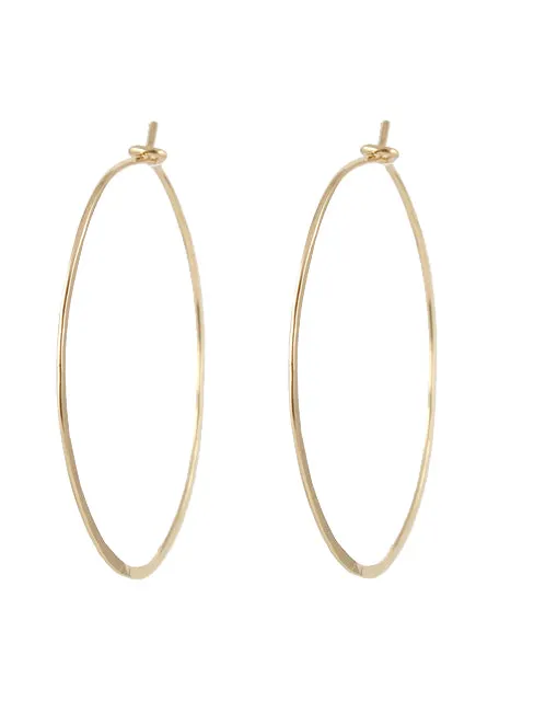 Delicate Hoop Earrings sold by Peggy Li Creations product image thumbnail 4