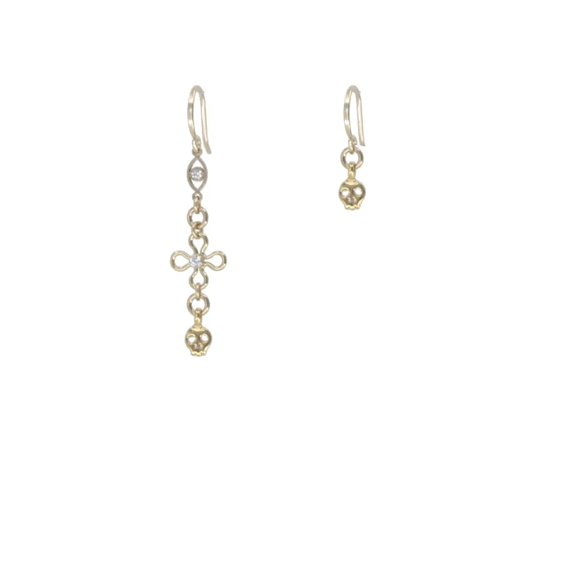 Punk Glam Earrings made by Peggy Li Creations