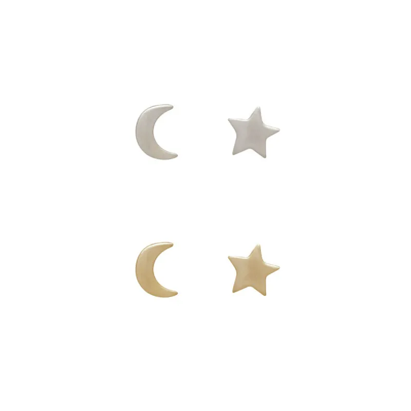 My Moon and Star Earrings sold by Peggy Li Creations