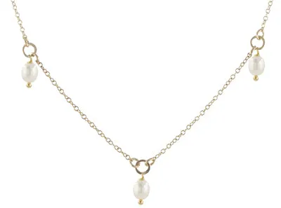 Tiny Gemstone Circlet Necklace sold by Peggy Li Creations product image thumbnail 3