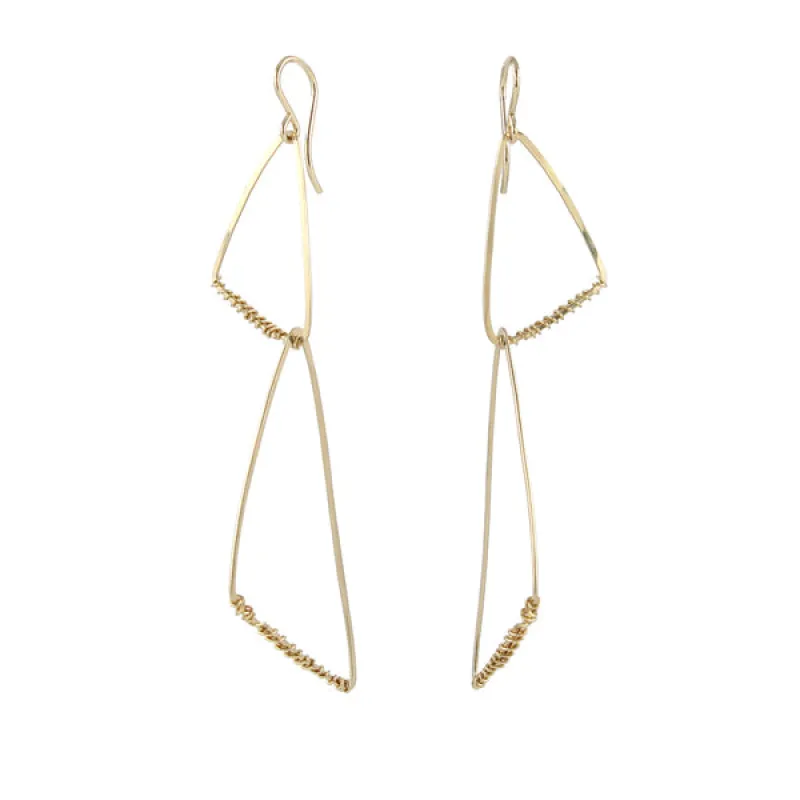 Cornered Geo Earrings sold by Peggy Li Creations