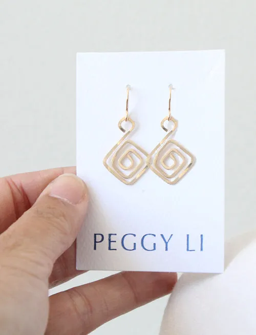 Aztec Swirl Earrings sold by Peggy Li Creations product image thumbnail 2