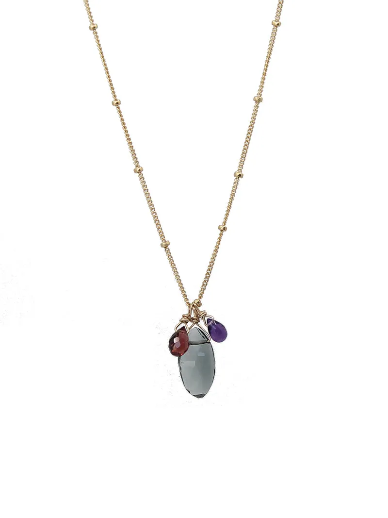 Marquise Gem Necklace sold by Peggy Li Creations product image thumbnail 2