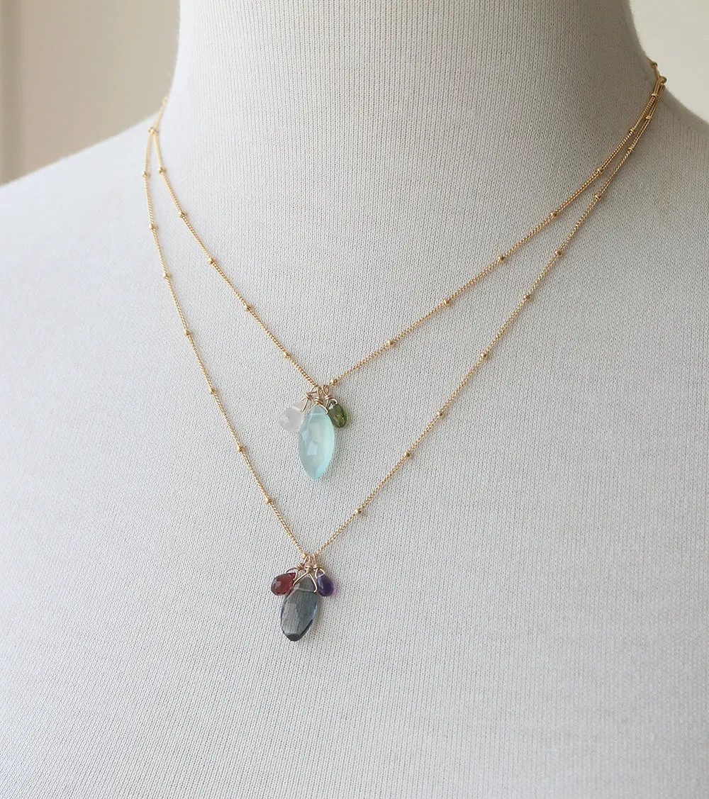 Marquise Gem Necklace sold by Peggy Li Creations product image thumbnail 3