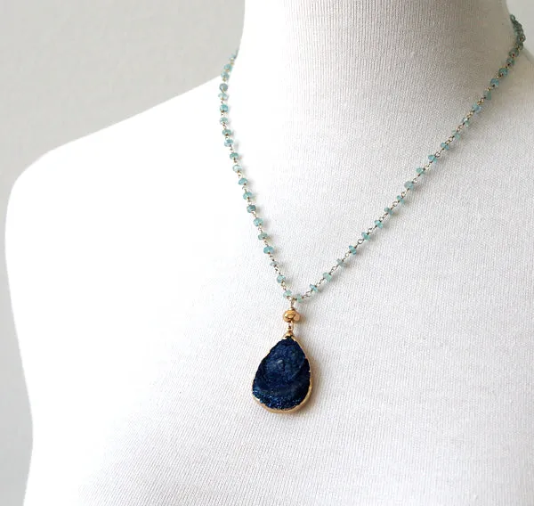 Deep Blues Necklace #1 sold by Peggy Li Creations product image thumbnail 2