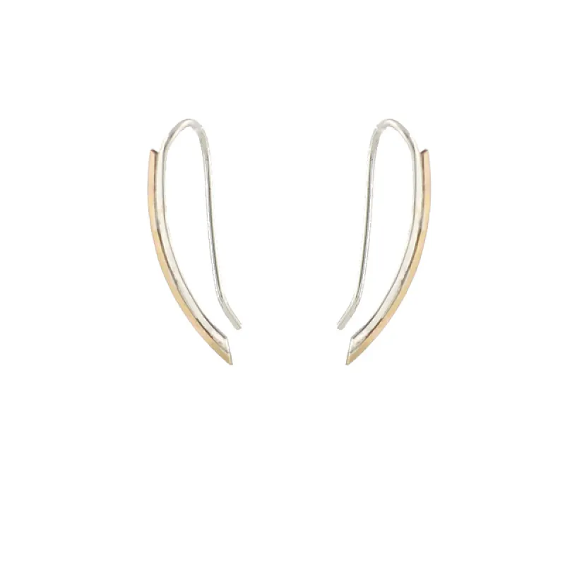 Dual Blade Earclimber sold by Peggy Li Creations