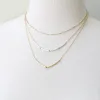 Squared Sparkle Chain Necklace sold by Peggy Li Creations