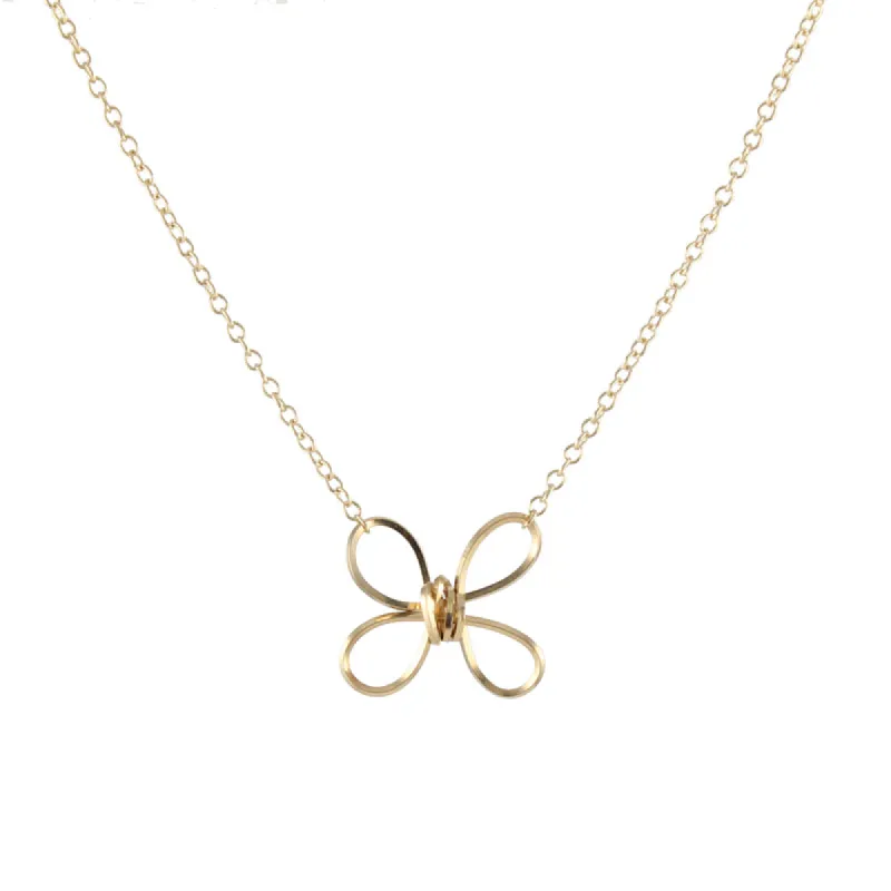 Butterfly Twist Necklace sold by Peggy Li Creations