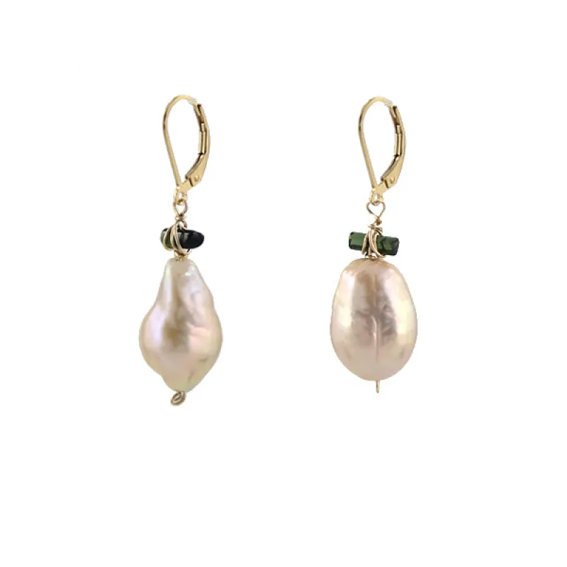 Plush Pearl Earrings sold by Peggy Li Creations