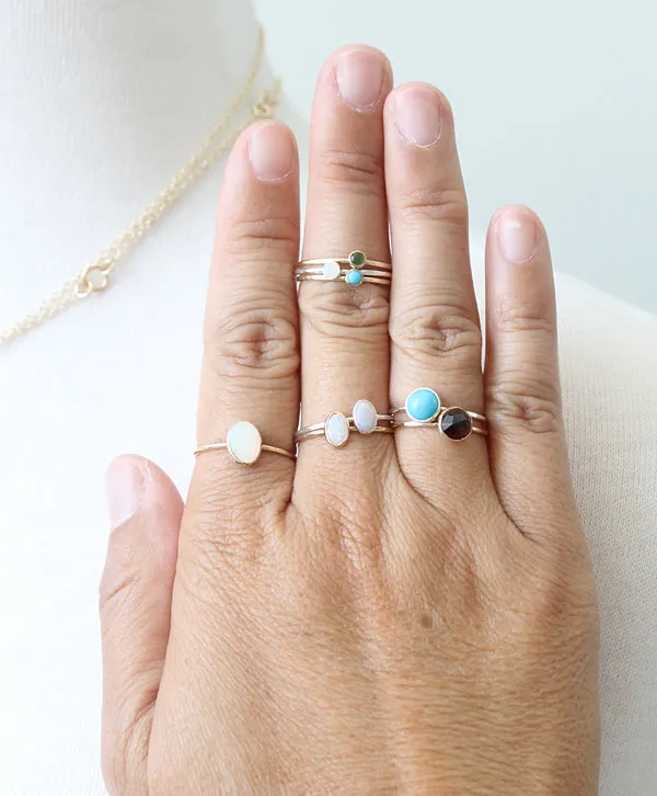 Large Oval Opal Ring sold by Peggy Li Creations product image thumbnail 2