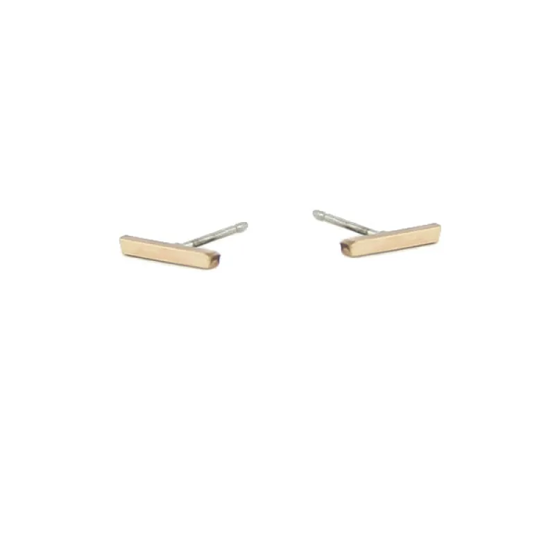 Tiny Bar Earrings sold by Peggy Li Creations