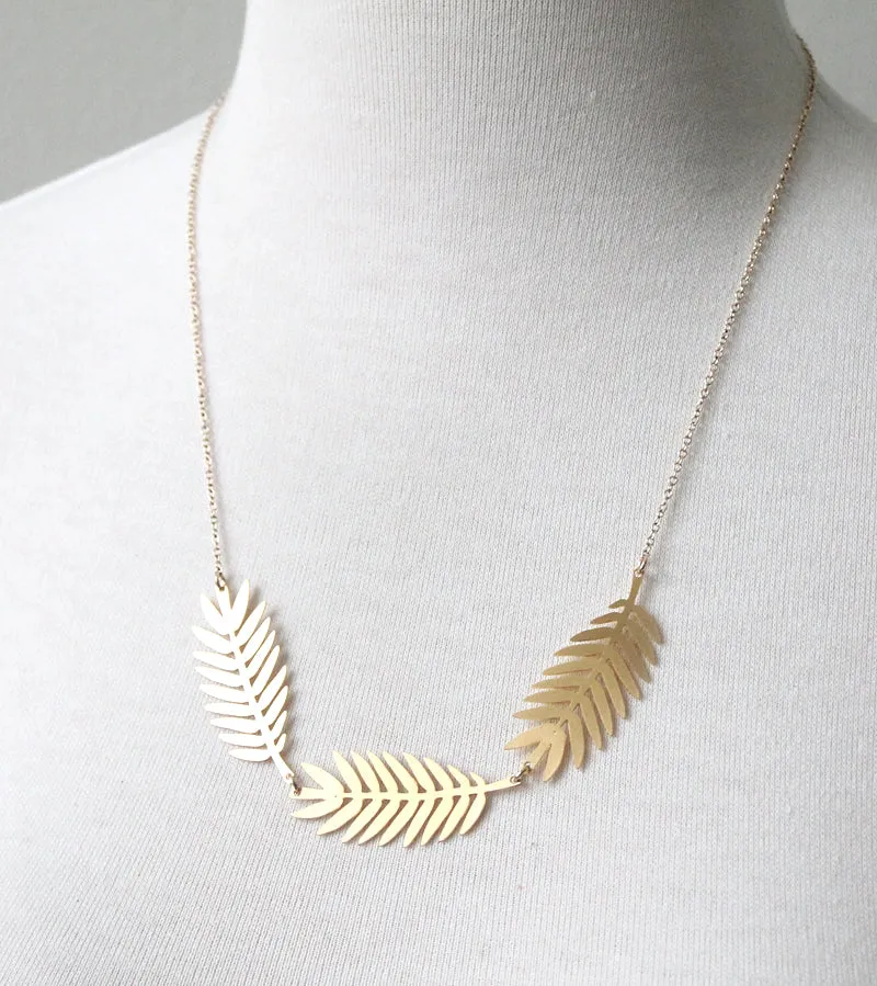 Fern Frond Necklace sold by Peggy Li Creations product image thumbnail 2