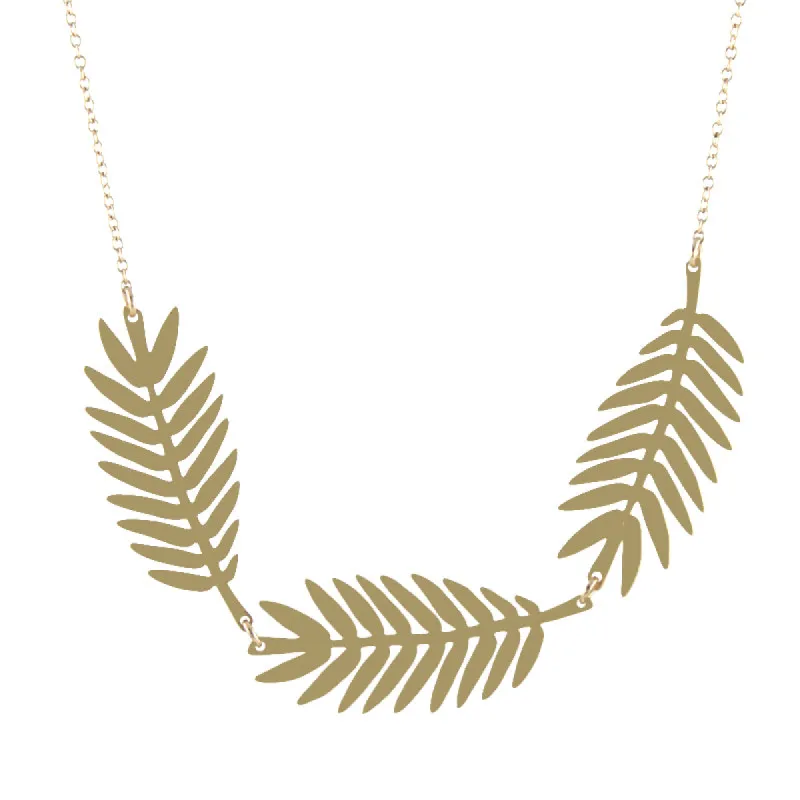 Fern Frond Necklace sold by Peggy Li Creations