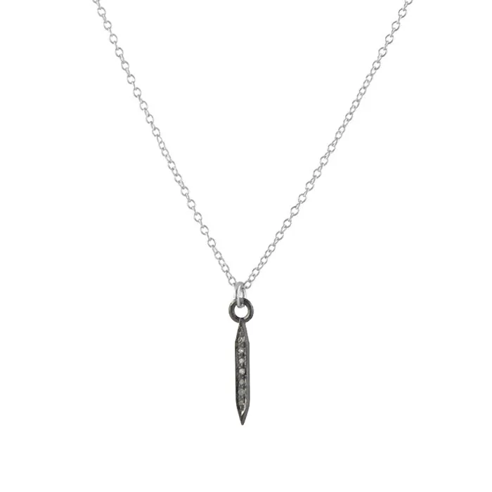 Small Diamond Spike Necklace sold by Peggy Li Creations product image thumbnail 3