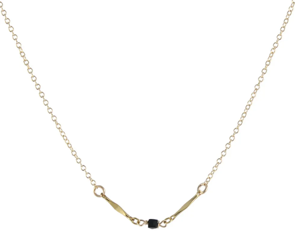 Single Stone Necklace sold by Peggy Li Creations