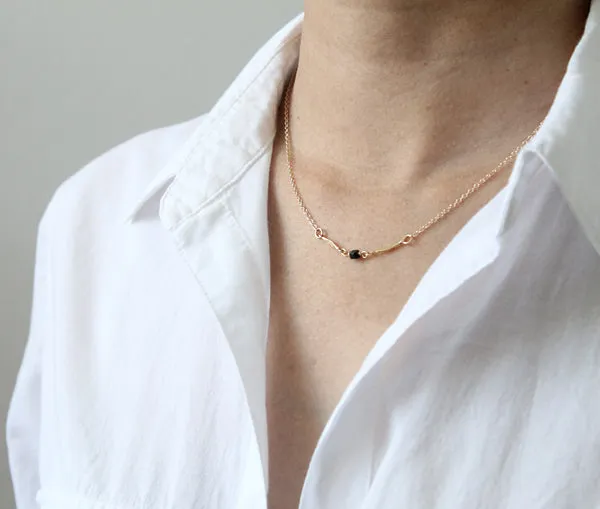 Single Stone Necklace sold by Peggy Li Creations product image thumbnail 4