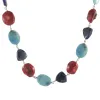 Larimar and Coral Necklace sold by Peggy Li Creations