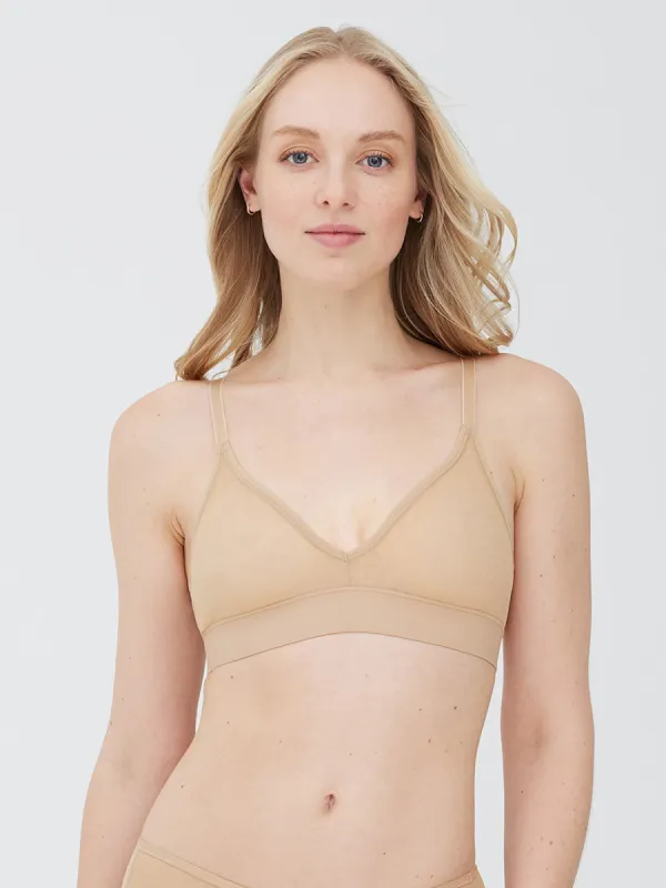 Spellbound Sheer Plunge Wireless Bra sold by Skarlett Blue