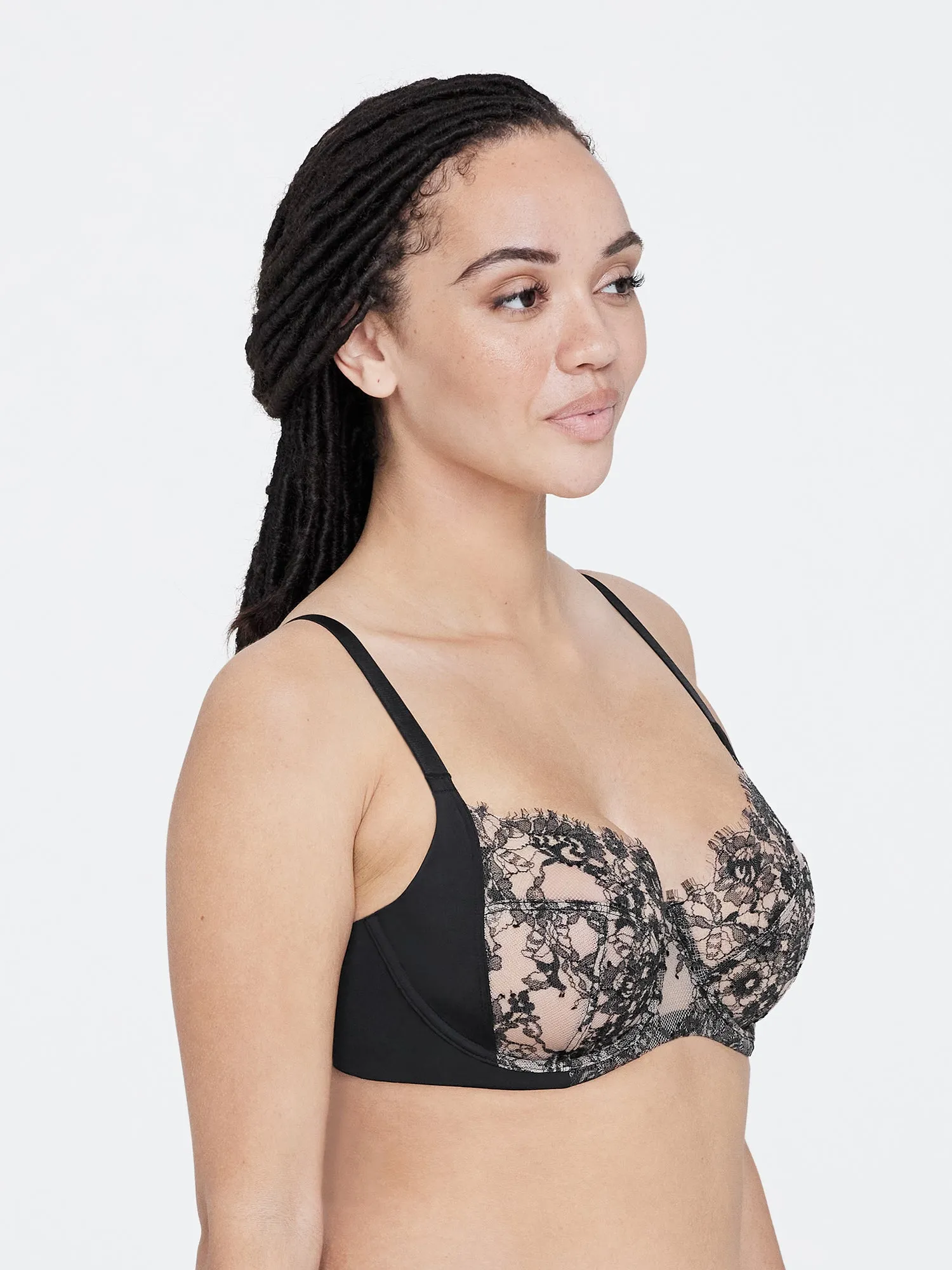 Entice Lace Side Support Balconette Bra sold by Skarlett Blue