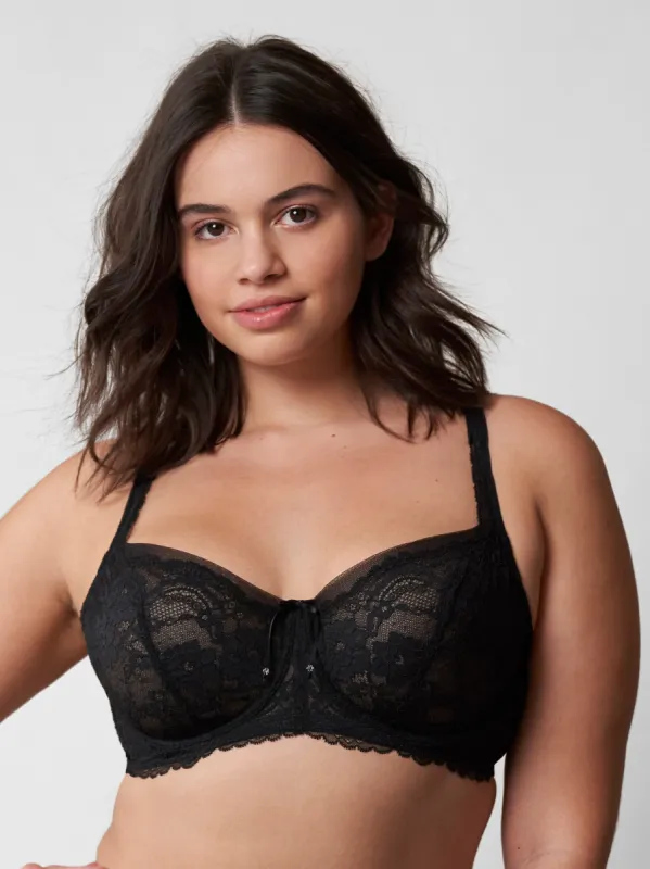 Minx Lace Balconette Bra sold by Skarlett Blue