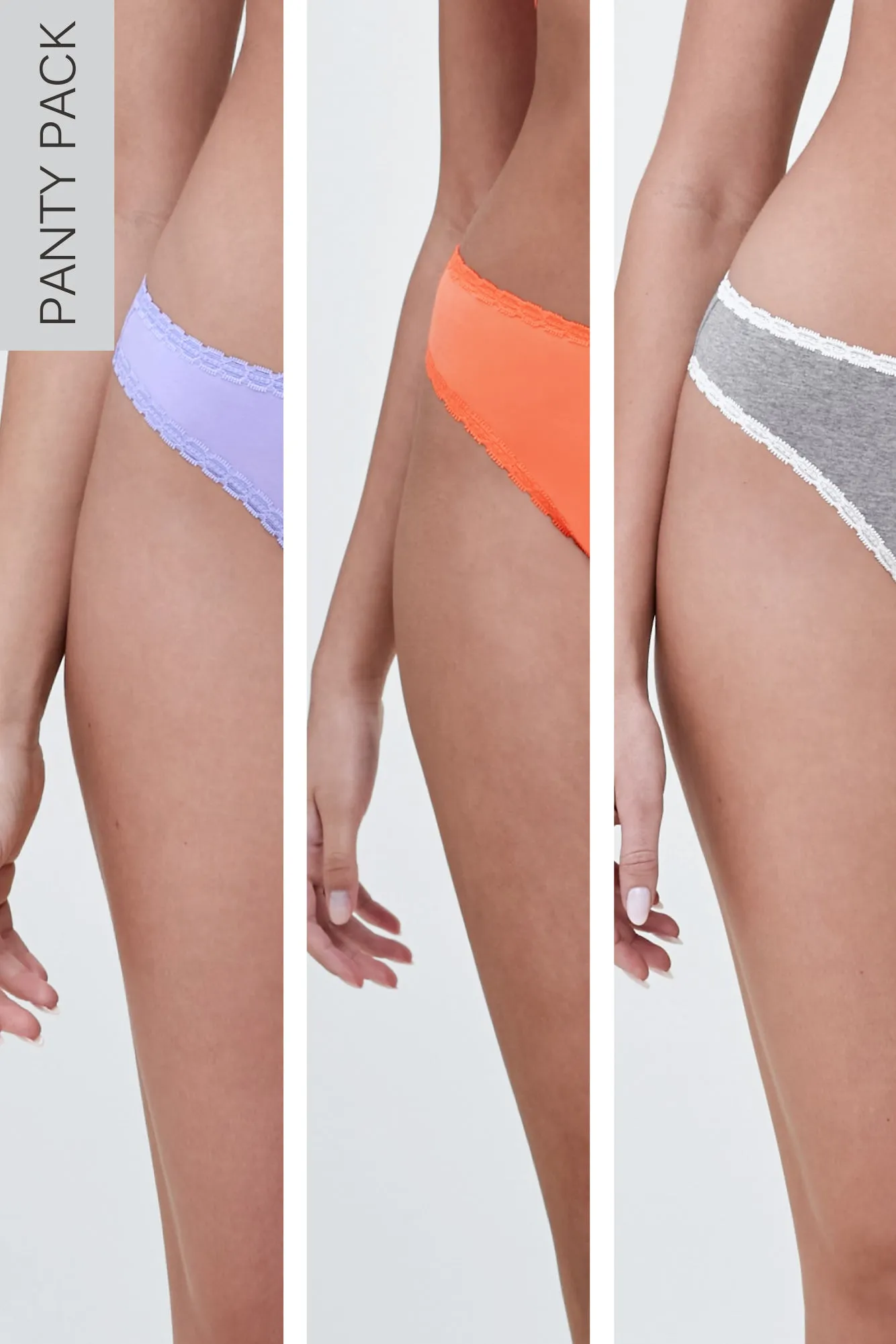 Adorned Hipster Cotton Thong 3-Pack - FINAL SALE sold by Skarlett Blue product image thumbnail 2