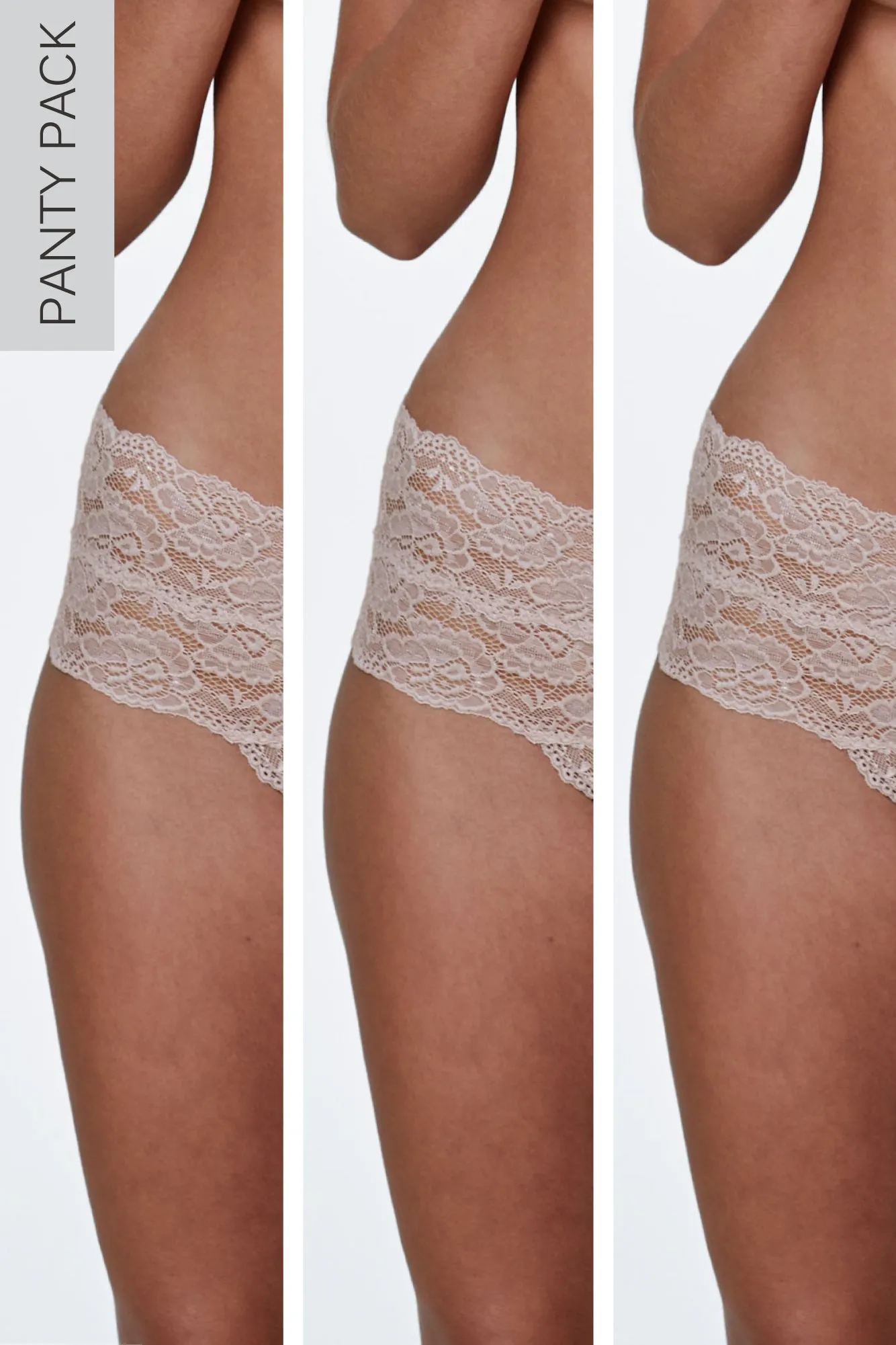 Goddess Lace High Waist Thong 3-Pack sold by Skarlett Blue product image thumbnail 3