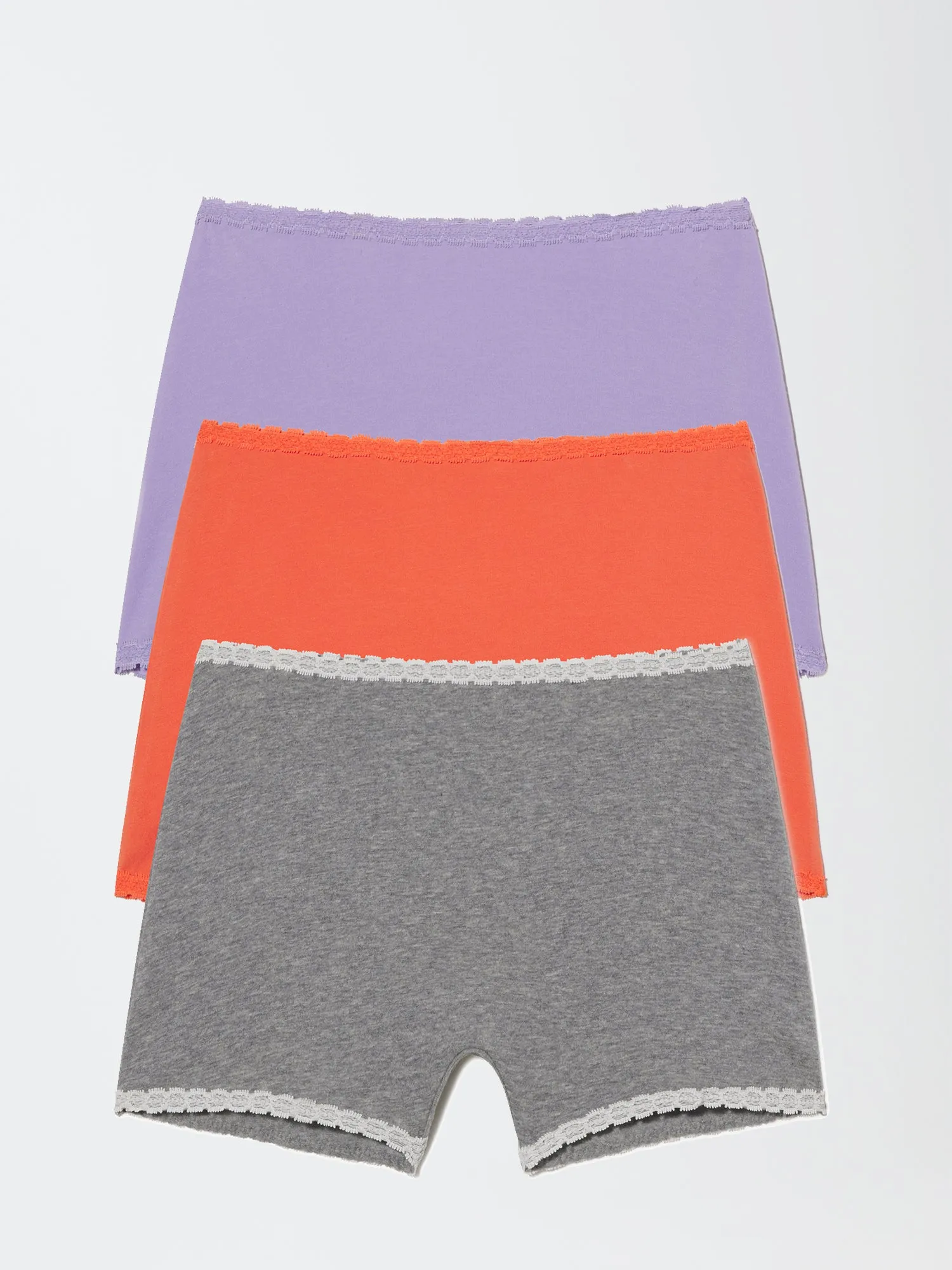 Adorned Cotton Boyshort 3-Pack - FINAL SALE sold by Skarlett Blue