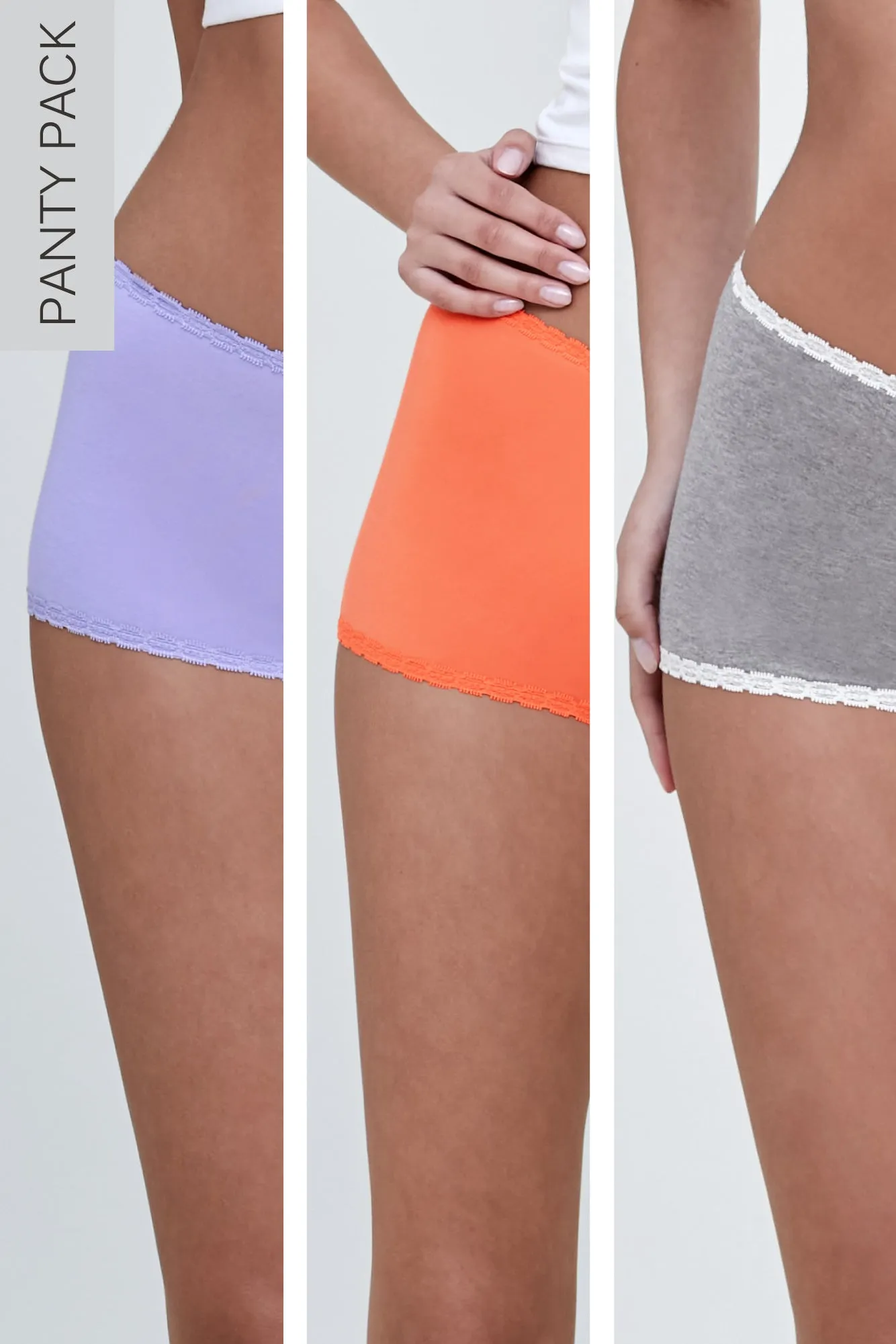 Adorned Cotton Boyshort 3-Pack - FINAL SALE sold by Skarlett Blue product image thumbnail 2