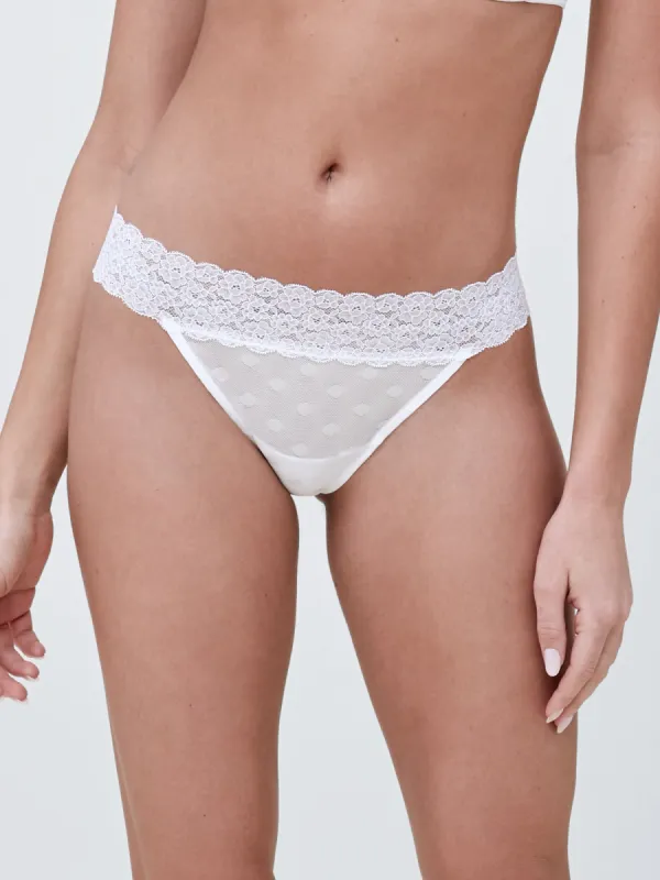 *3 for $48  Dare Dot Mesh Lace Thong sold by Skarlett Blue