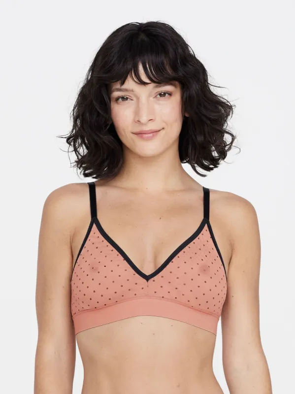 Spellbound Sheer Plunge Wireless Bra sold by Skarlett Blue