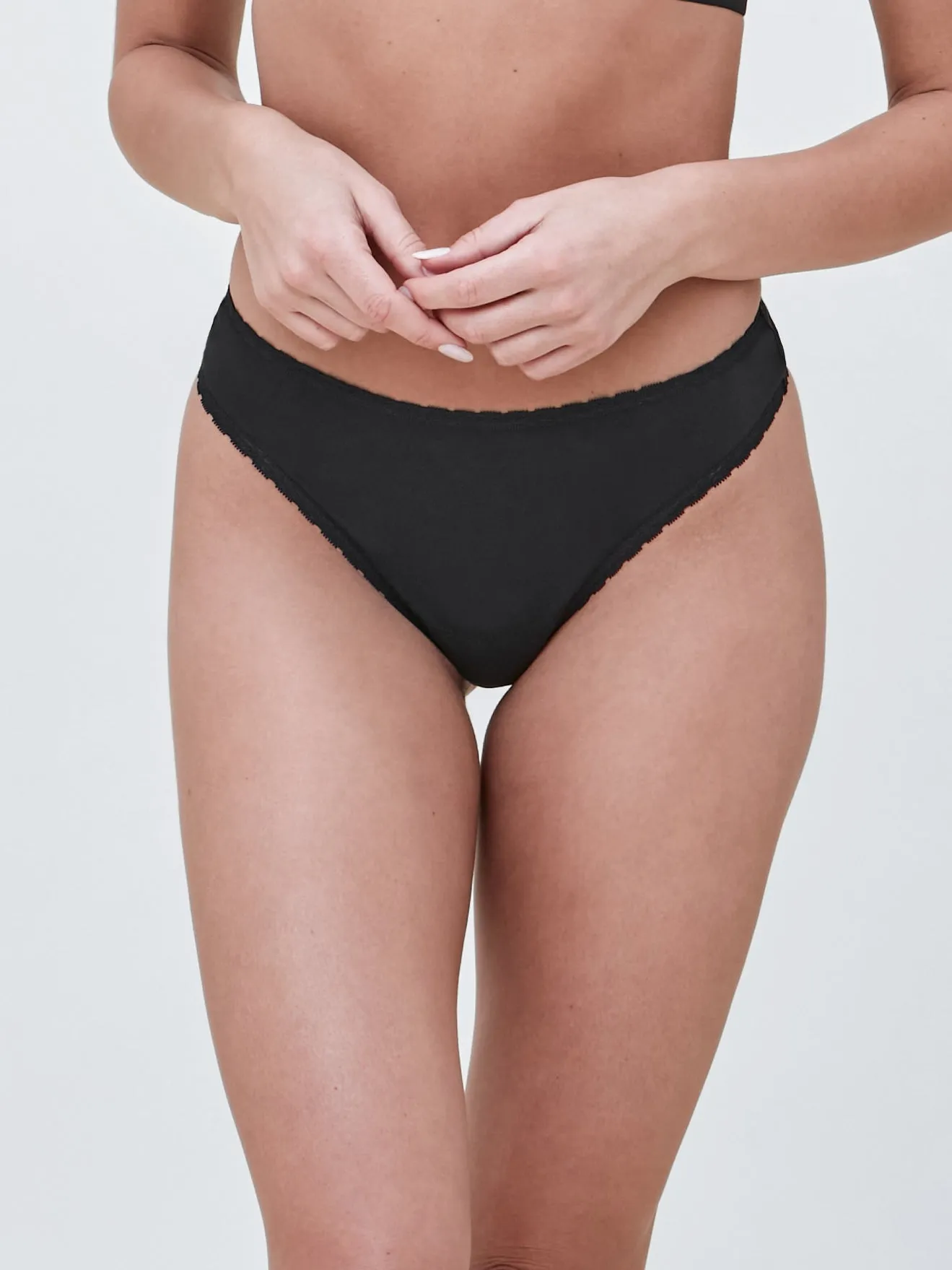 Adorned Hipster Cotton Thong 3-Pack sold by Skarlett Blue product image thumbnail 4