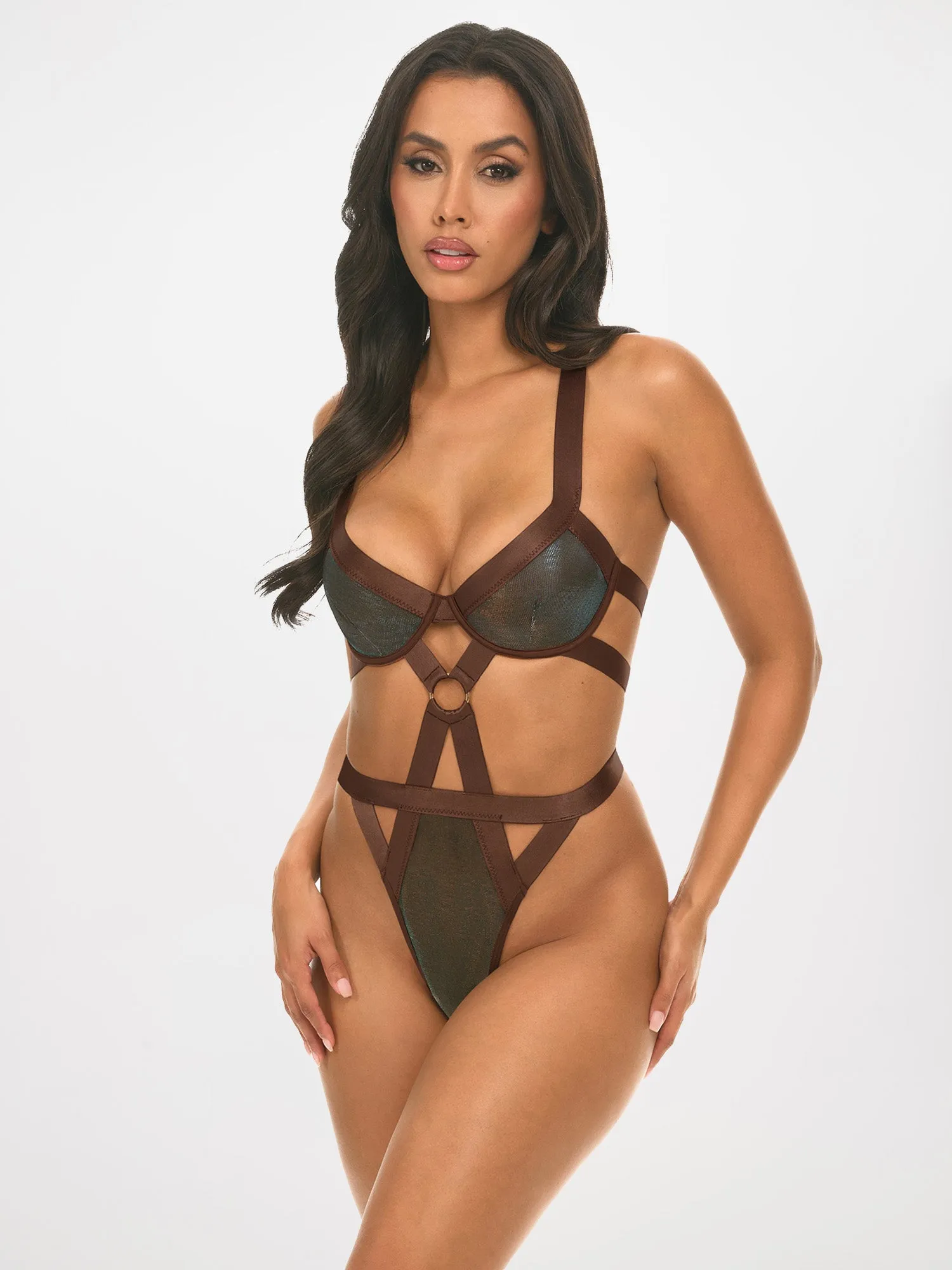 Jade Shine Teddy Bodysuit sold by Skarlett Blue product image thumbnail 2