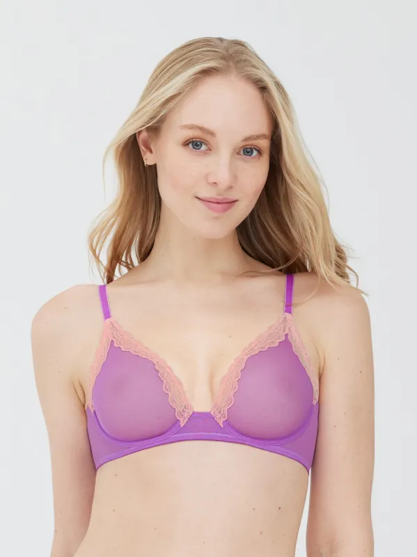 Passion Mesh Unlined Underwire Bra sold by Skarlett Blue