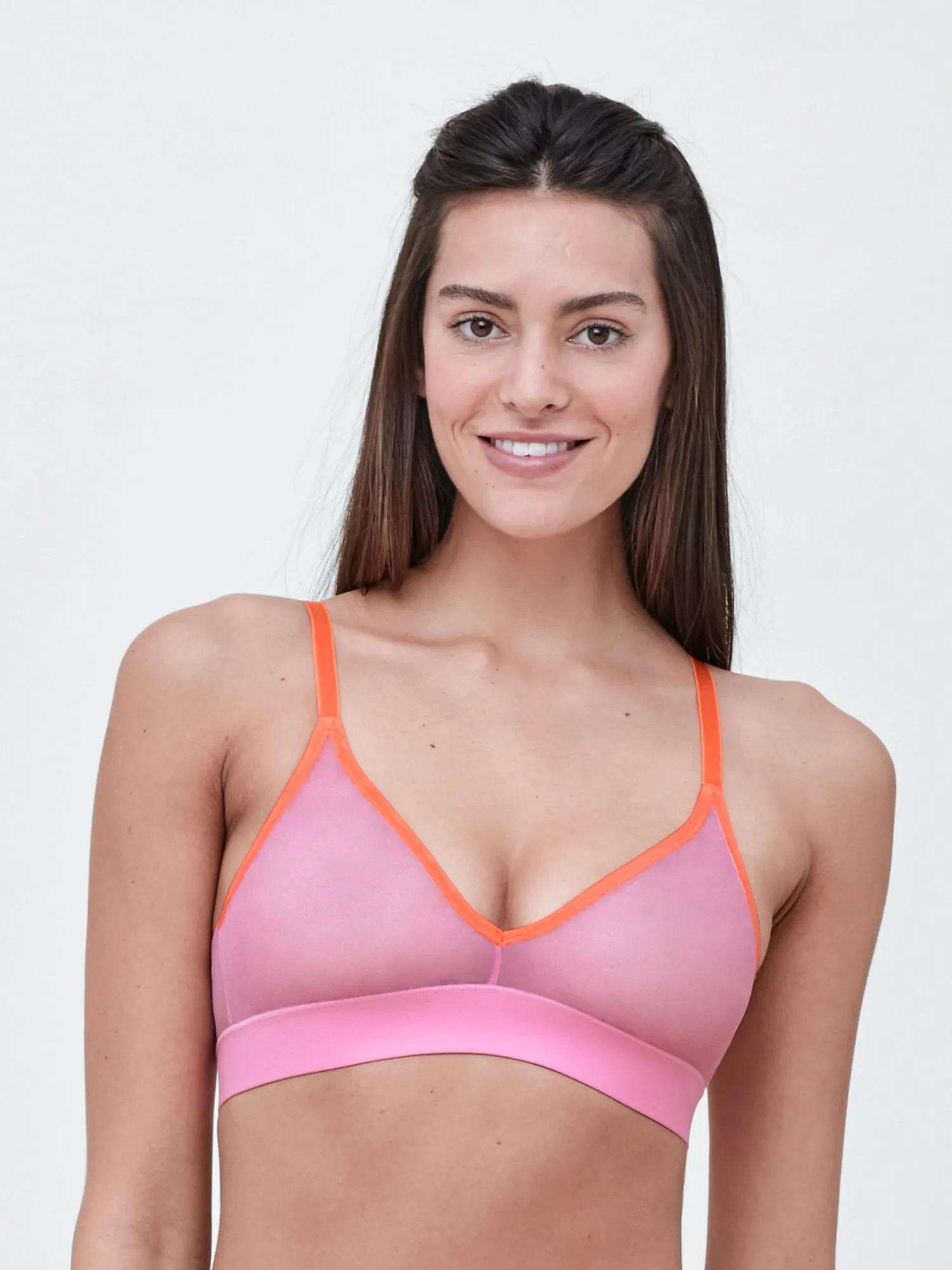 Spellbound Sheer Plunge Wireless Bra sold by Skarlett Blue