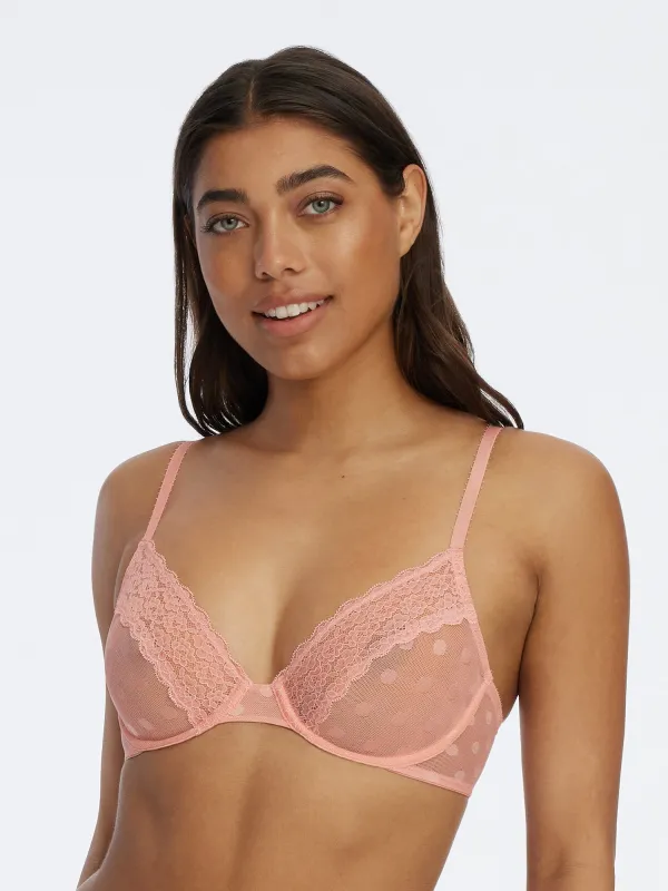 Dare Dot Unlined Underwire Plunge Bra - FINAL SALE sold by Skarlett Blue