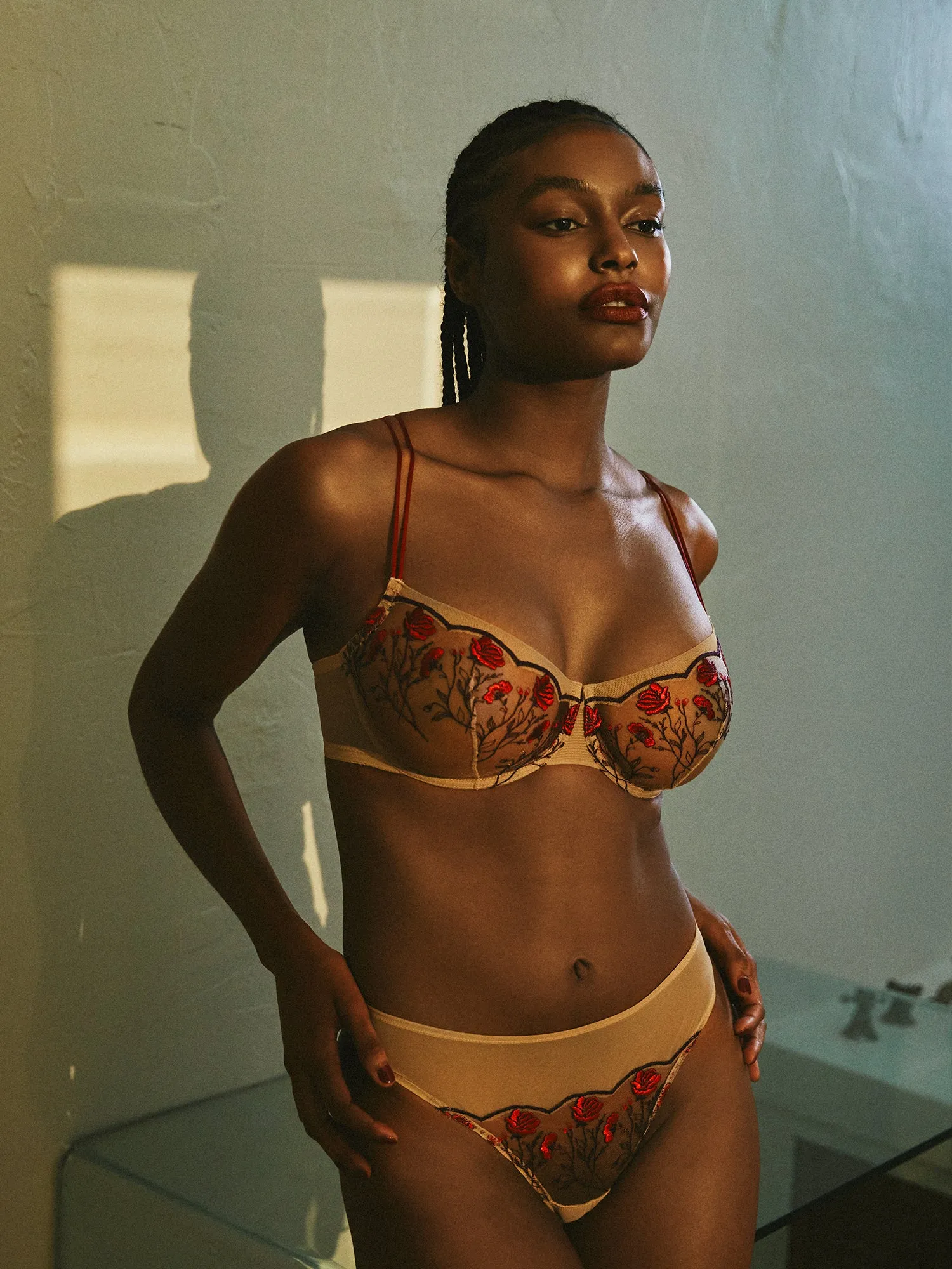 Enamoured Tattoo Lace Balconette Bra sold by Skarlett Blue product image thumbnail 4