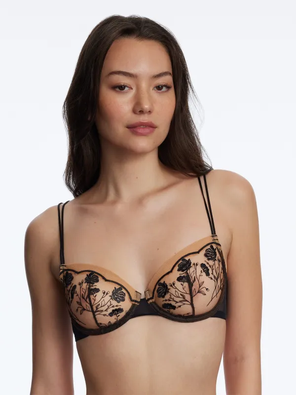 Enamoured Tattoo Lace Balconette Bra sold by Skarlett Blue