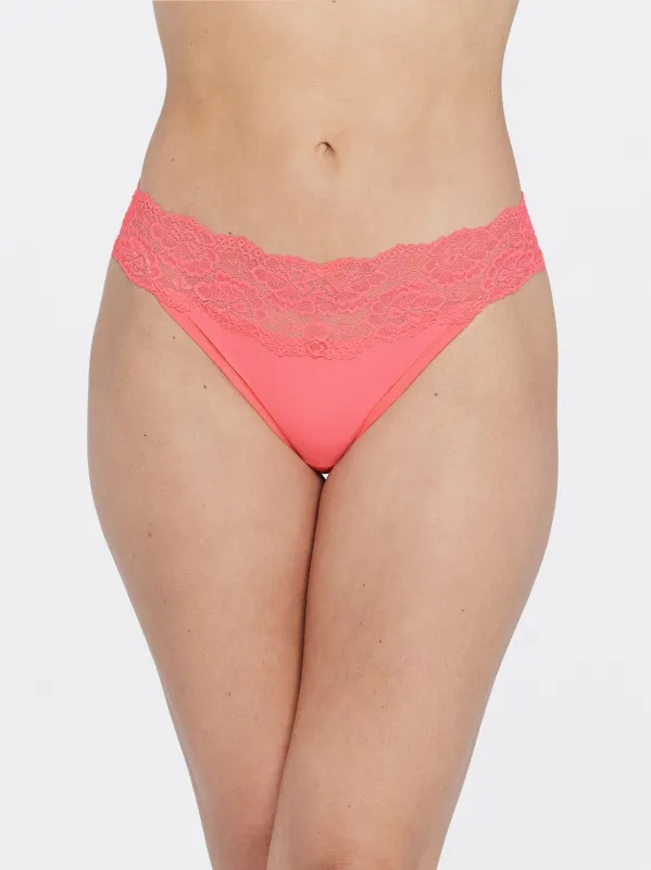 Goddess Lace Trim Thong sold by Skarlett Blue