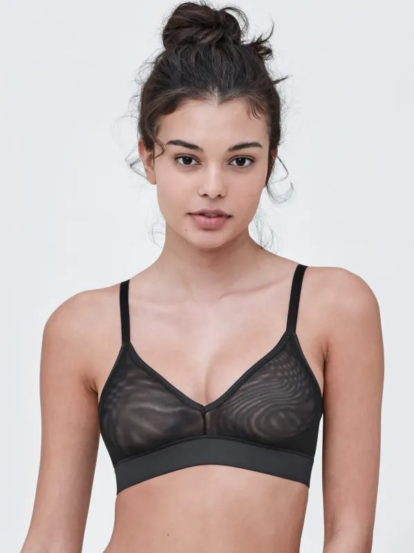 Spellbound Sheer Plunge Wireless Bra - FINAL SALE sold by Skarlett Blue