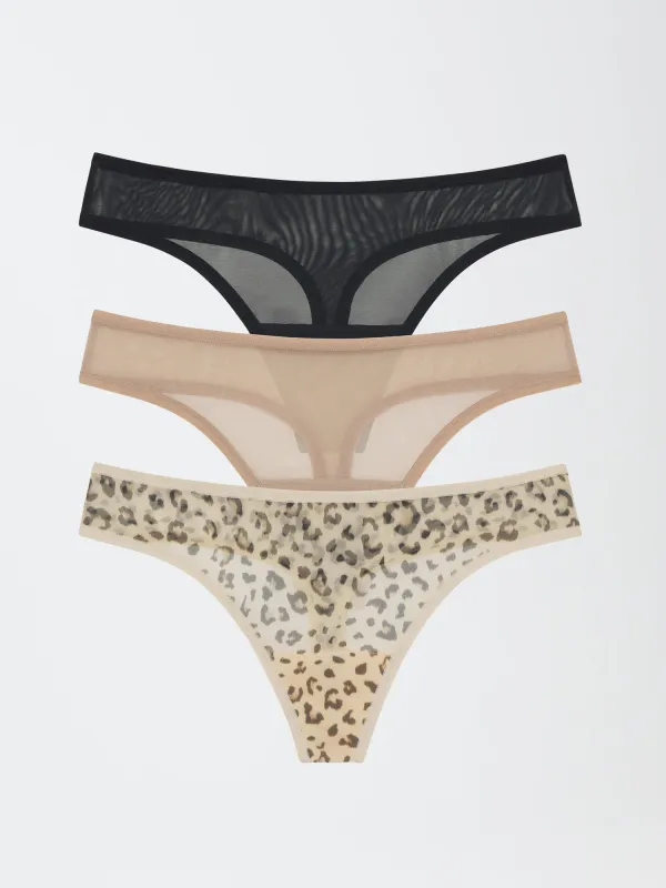 Spellbound Mesh Thong 3-Pack sold by Skarlett Blue