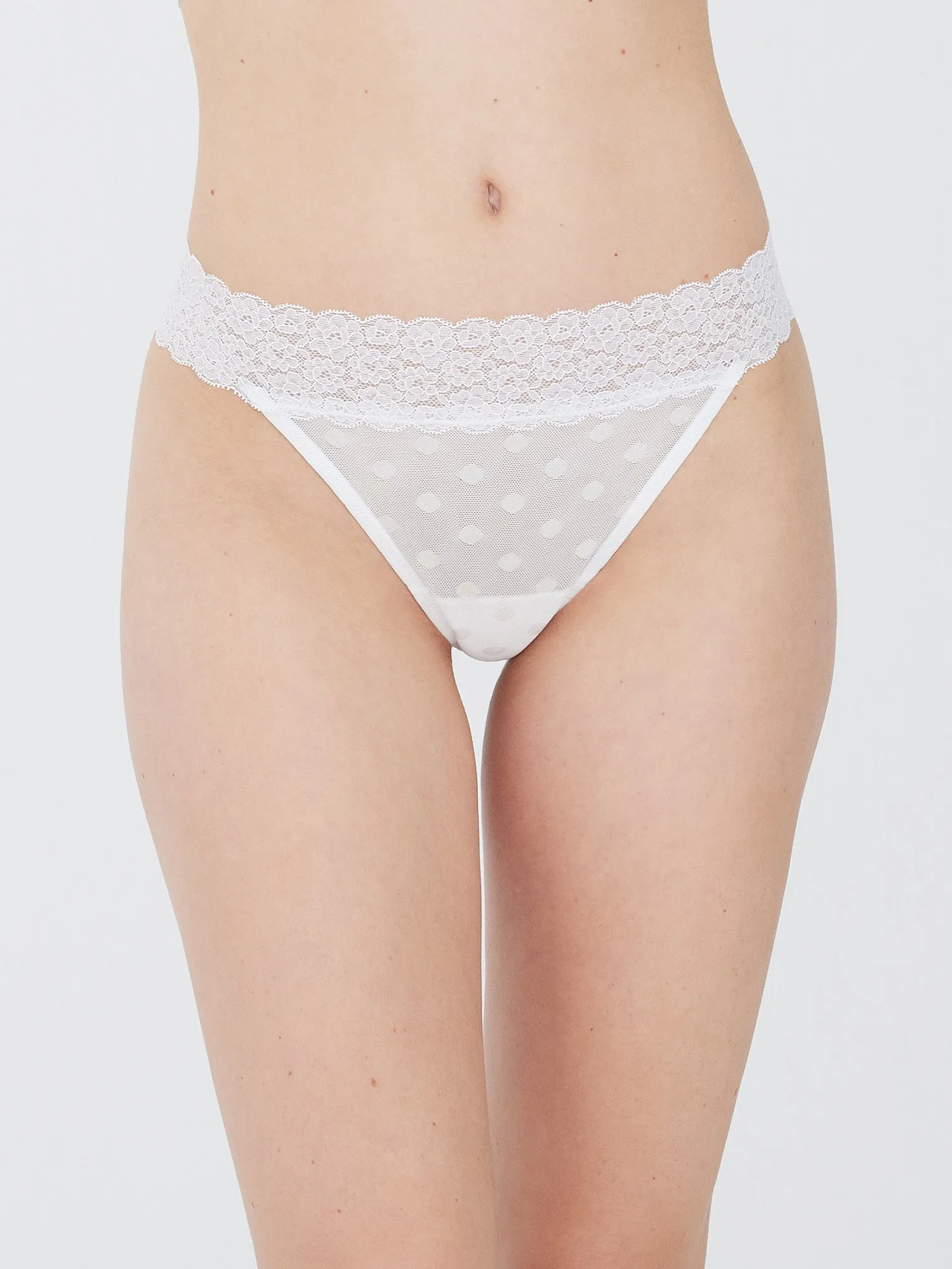 Dare Dot Mesh Lace Thong sold by Skarlett Blue product image thumbnail 4