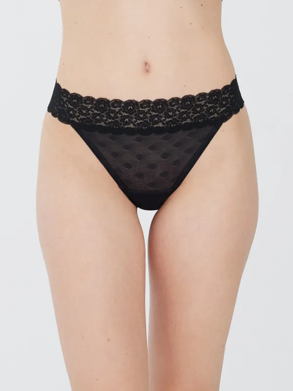 Dare Dot Mesh Lace Thong sold by Skarlett Blue