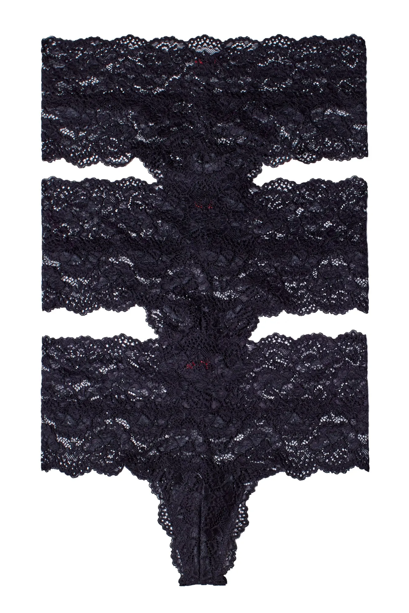 Goddess Lace High Waist Thong 3-Pack sold by Skarlett Blue product image thumbnail 5