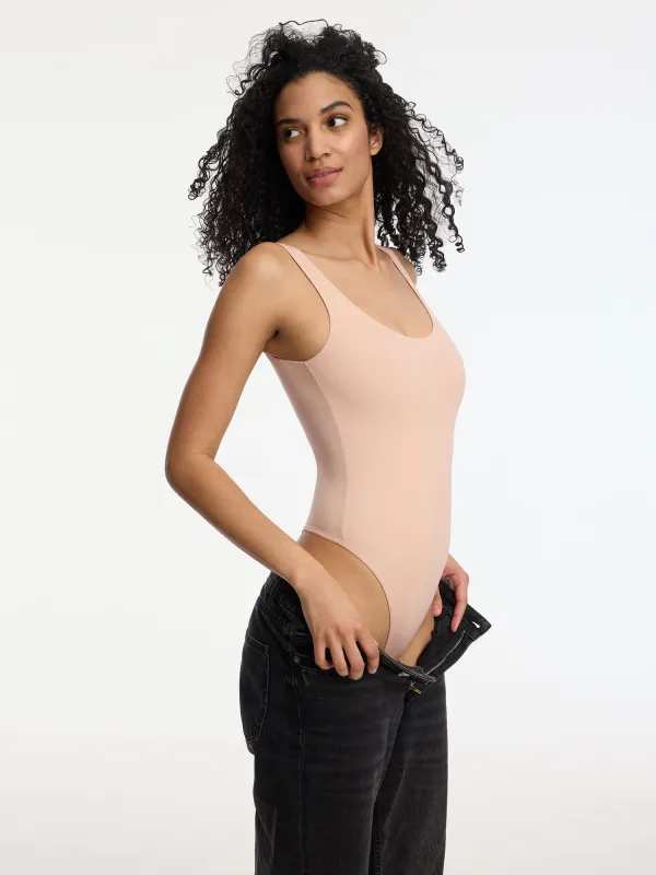Insider Scoop Neck Tank Bodysuit sold by Skarlett Blue