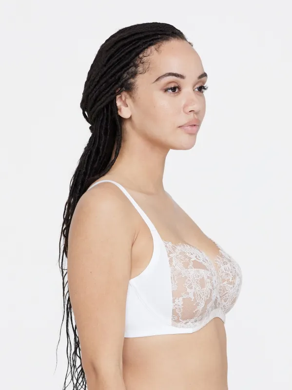 Entice Lace Full Coverage Side Support Balconette Bra sold by Skarlett Blue